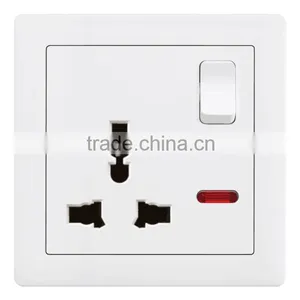 3 Pins Uninversal Socket and Switch, Switch Socket thumbnail-1