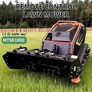 Industrial 48v 4-Stroke Gasoline 1000mm Cutting Height Accessories Hammer Flail Forest Mulcher Remote Control Operated Carrier thumbnail-1