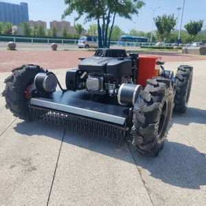 Lawnmower China Mini Lawn Mower Grass Trimmer Gasoline Working Degree 35° Euro 5/EPA Walk Behind Mower Vigorun Tech thumbnail-1
