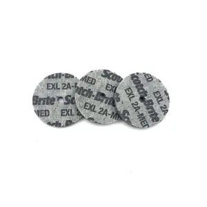 3M Scotch Brite EXL Unitized Wheel 2A MED 2*1/4*1/4Inch Deburring Wheel for CNC Edge Rounding, Removal of Minor Burrs thumbnail-2