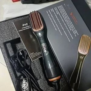1200W Hot Air Styling Brush — 2-in-1 Blow Dryer & Hair Straightener, 120-240V Dual Voltage thumbnail-1