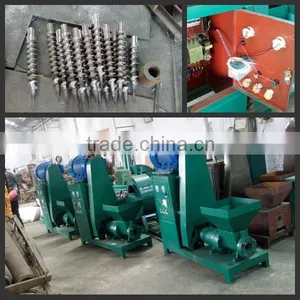 High Efficiency Screw Type Biomass Briquette Machine/coconut Shell Charcoal Briquette Machine thumbnail-1