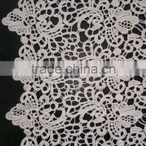 Promotion High Quality Embroidery Lace Cotton Fabric With Flower Pattern thumbnail-2