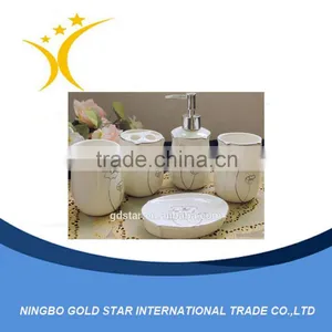 Promotional Cheap Porcelain Ceramic Bathroom Set thumbnail-1