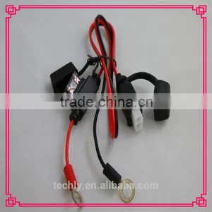 Tender Ring 8.5mm Eye Look Terminal To White Connector Wire HArness thumbnail-3