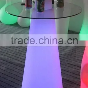 PE Plastic Bar Table With LED Light and Remote Control YXF-50120N thumbnail-3