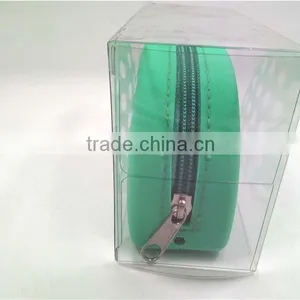 Top Quality Unique Zipper Design Wallet Plastic Coin Pocket Soft Rubber Coin Purse thumbnail-3