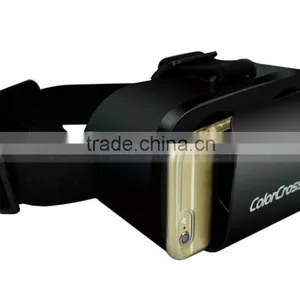 Super Mini 3D VR Headset Virtual Reality VR Glasses Case For 4.0-6 Inch Smartphone thumbnail-2