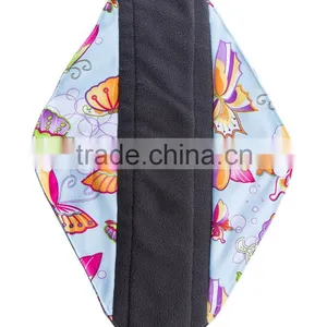 2016 New Arrival Soft Menstrual Pads Waterproof Sanitary Pads Reusable Feminine Pad thumbnail-2