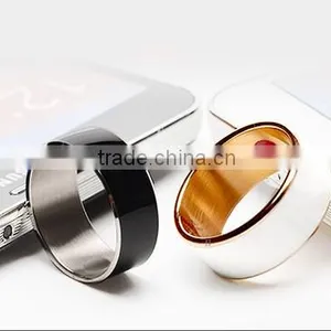 High Waterproof Titanium Stainless Steel NFC Smart Ring With Magic Business Card thumbnail-6