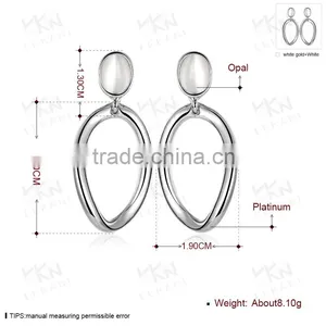 Wholesale Favtory 18K Gold Silver Plated Hoop Ring Earring Women Fashoin Earring thumbnail-6