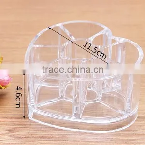 C20 ANPHY PS Crystal Heart Shape Makeup Desk Organizer thumbnail-2