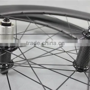 56mm Clincher Bicycle Wheelset 700c Road Bike Wheelset Powerway M71 Wheels Carbon Road Bike Wheelset W56C thumbnail-6