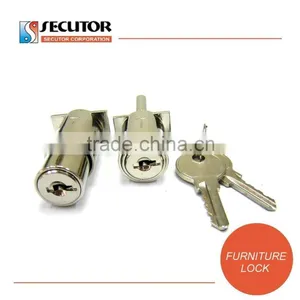 Metal Cabinet Office Desk Cylinder Push Drawer Lock thumbnail-5