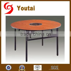 Laminate Plywood Round Restaurant Hot Pot Table thumbnail-1