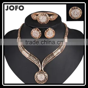 Manufacturers,Gold Jewellery Gold Plated Jewelry Set Zircon Jewelry Set thumbnail-1