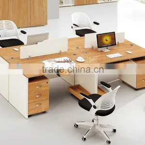 Modern Wood Office Partition Workstation Design Furniture (SZ-WSB381) thumbnail-6