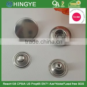 Sedex Audited 2 Pillar Factory Stainless Steel Metal Pree Studs Snap Button Quality Choice thumbnail-1
