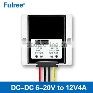 12v to 12v4A dc Regulator,6-20v to 12v Dc-dc Converter, Stablizer for Solar Power thumbnail-1