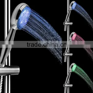 Three Water Jets Hydro Power Led Shower Head Without Batttery(temperature Control Type) thumbnail-1