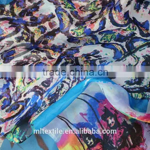 Supply 100% Silk Satin Chiffon Fabric thumbnail-1