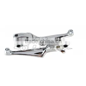 BJ-LS241-022 Chrome Clutch Brake Lever off Road Motorcycle Accessories thumbnail-2
