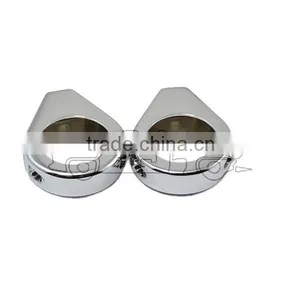 BJ-SL299-001 Chrome Turn Signal Indicator Relocation Fork Clamp thumbnail-2
