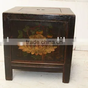Chiese Antique Painting Chest thumbnail-1