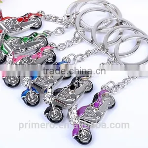 Cheap Hot Sale 3D Simulation Model Motorcycle Metal Key Chain Keyring Jewelry thumbnail-4