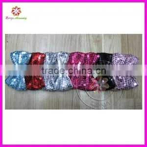 GLITTER SEQUIN BOW CLIPS thumbnail-1