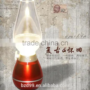Traditional Blow Control USB Rechargeable Antique Cut Glass Oil Lamps / Best Promotional Gift and Traditional Meeting thumbnail-2