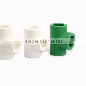 PPR Pipe Fittings Equal Tee/plastic Water Pipe Tee/hot Sale Cheap Price Ppr Tee/ppr Barred y Type Reducing Tee thumbnail-3