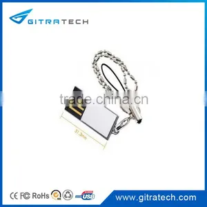 Hot Selling Gold Mini USB Stick 8GB Super Mini USB Flash Drive 16GB thumbnail-4