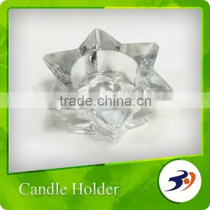 Clear Glass Candle Holder Stem With Lid thumbnail-2