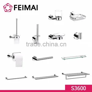 New 2016 Wall Mounted Bracket Hotel Style Towel Rack Shelf Bar thumbnail-4