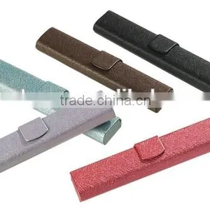 Handwork Folding Leather Glasses Eyewear Case Customize Logo thumbnail-2