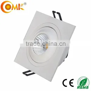 13w White Painted Square Recessed COB LED Lumi Smooth LED Downlight thumbnail-1