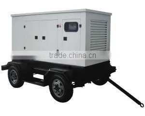 Water Cooled 30kw Mobile Trailer Mounted Diesel Generator thumbnail-1