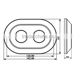 Wholesale 12v 120W RGB 316L Stainless Steel Wire-less Marinel Led Underwater Light thumbnail-3