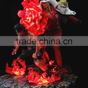 Wholesale 1/6 Scale LED Lighting Cartoon Figure One Piece ACE Japanese Anime Figure Custom Toy Factory thumbnail-1