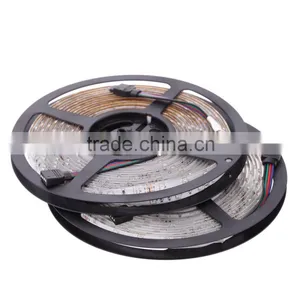 10M 2*5M 3528 SMD RGB 600LEDs LED Strip Light Lamp 44Key + IR Remote Controller DC12V + Power Adapter AC100-240V thumbnail-2