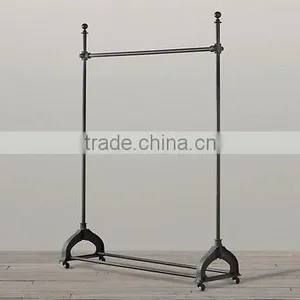 Hot Sale Cloth Drying Rack Metal Cloth Store Display Rack thumbnail-2