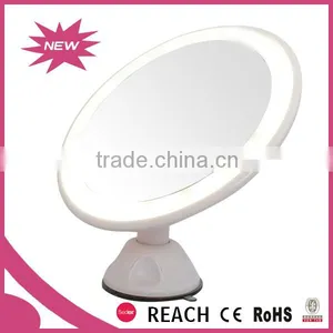 Round 5X Magnification Lighted Makeup Mirror With Suction Cup thumbnail-6