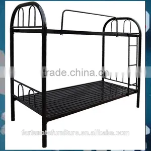 Black Color Double Deck Bed thumbnail-1