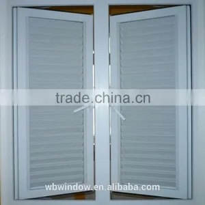 High Quality UPVC Outward Opening Fixed Shutter Casement Window thumbnail-3