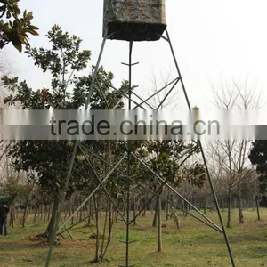 Hunting Treestands/ Tripod Equipment With Camo Blind thumbnail-1