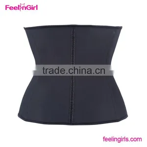 High Quality Black And Red Women Latex 9 Steel Boned Corset thumbnail-5