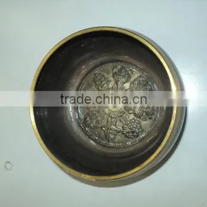 Brass Tibetan Singing Bowls Chakra thumbnail-1