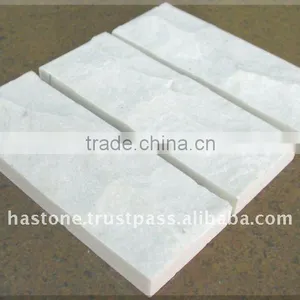MILK WHITE ROUGH SPLIT MARBLE thumbnail-1