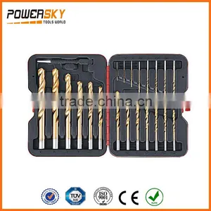 Tin Coating 21PC Drill Bits+Center Punch thumbnail-1